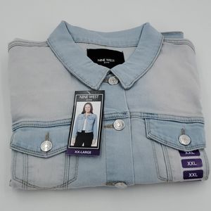 🆕️ Nine West Light Wash Jean Jacket